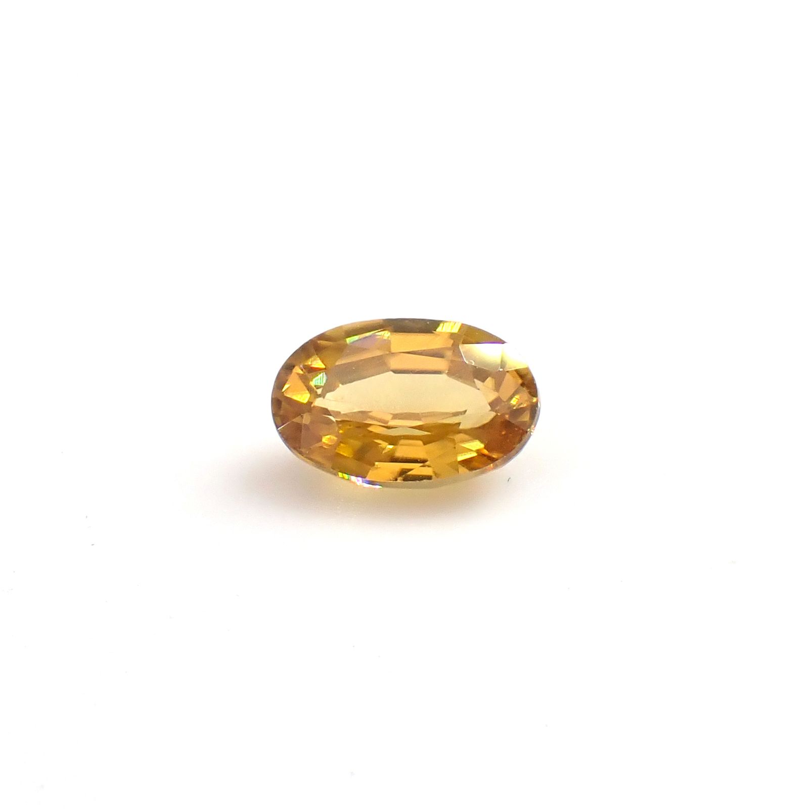 イエロージルコン スリランカ/カンボジア産 1.72ct / 8.2x5.5mm前後 [260932964]