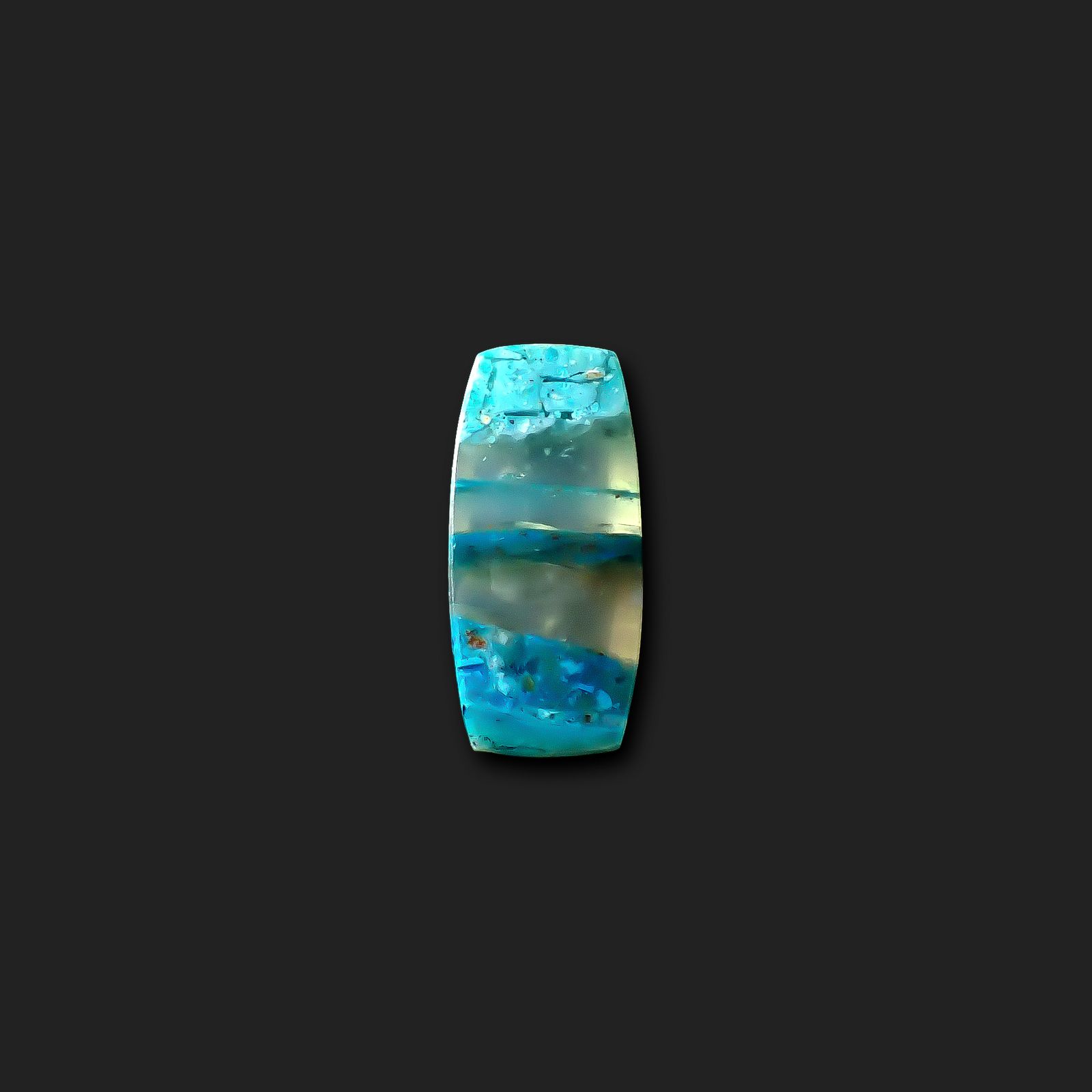 ブルーオパール ペルー産 12.00ct [250730730]22.1x10.3mm前後