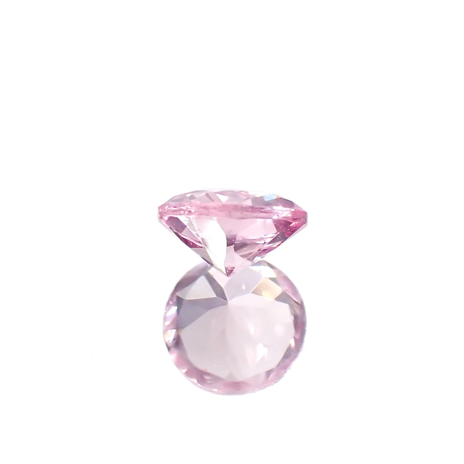 シルキーピンクスピネル タンザニア産 0.44ct[231224959]5x4.9mm前後