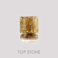 タイチンルチルクォーツ ブラジル産 ルース 4.07ct[21019174]9.7×8.8mm前後