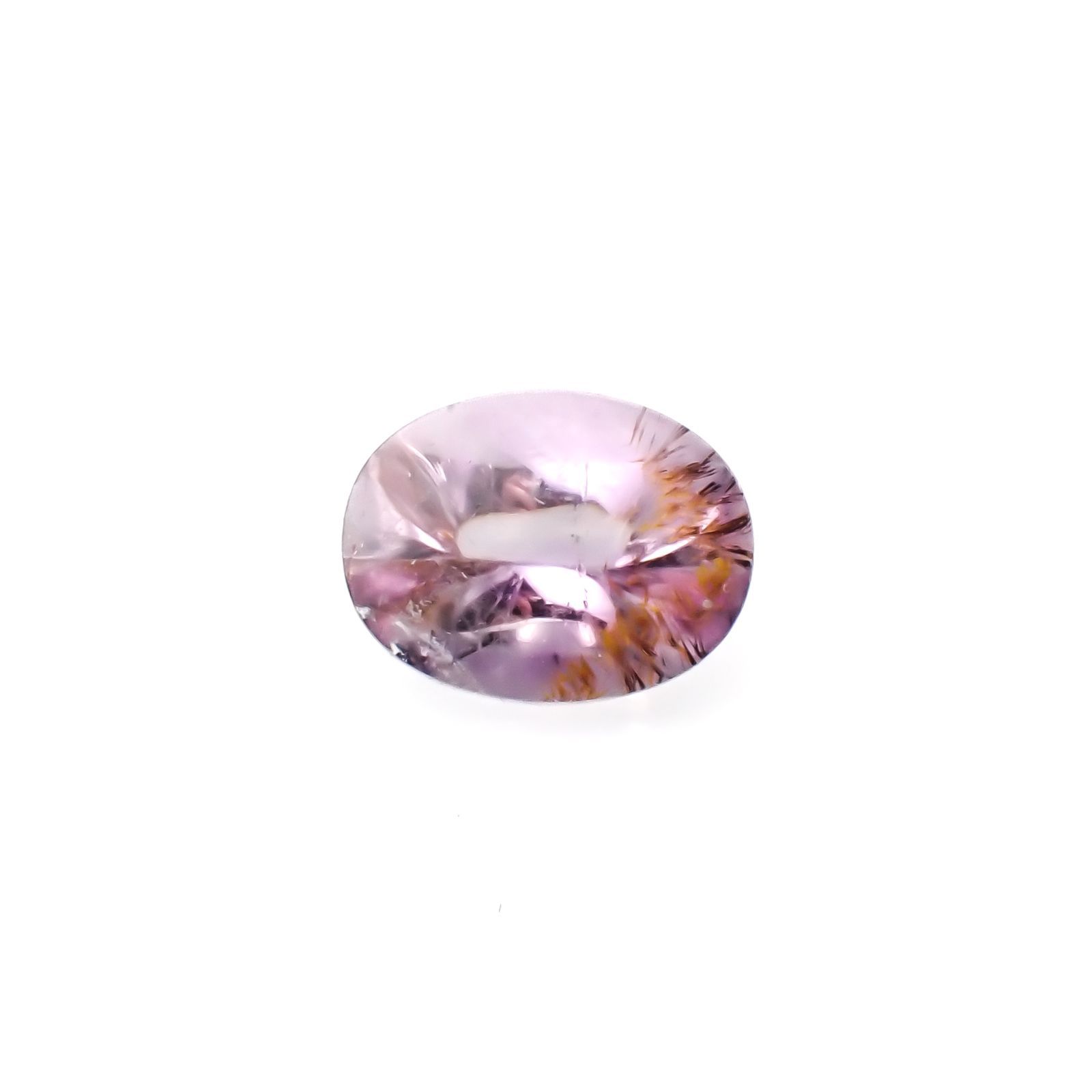 ゲーサイトインアメジスト ブラジル産 7.68ct[230119793]14.7x11.2mm前後