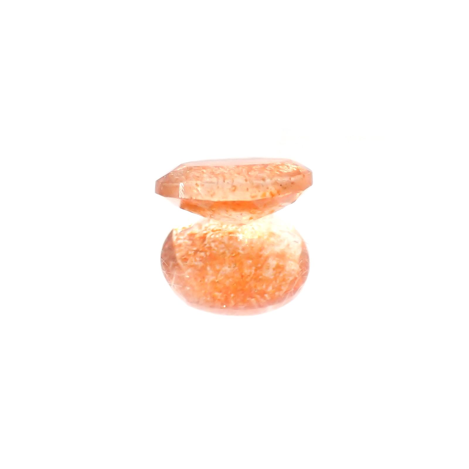 イリュージョンサンストーン(宝石名オリゴクレース)タンザニア産 1.59ct 識別済[250113871]9.1x7mm前後