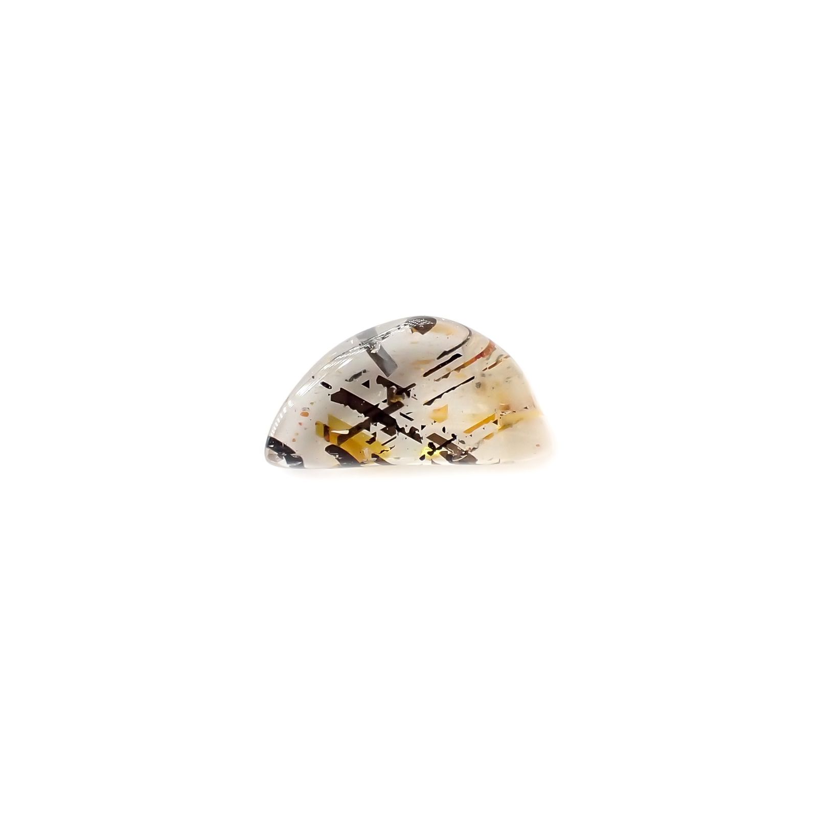 ◇フリーフォーム◇レインボーラティスサンストーン オーストラリア産 0.78ct[230220762]4.2x8.3mm前後