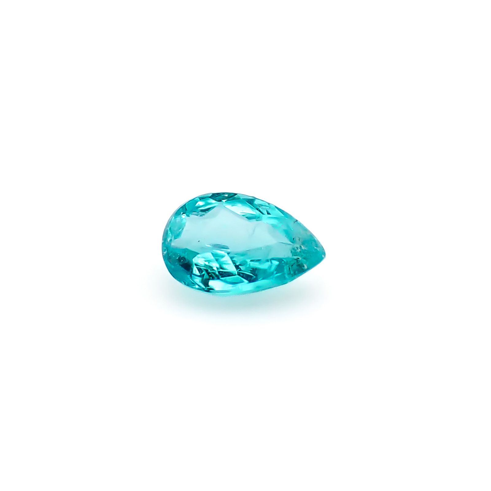 パライバトルマリン(宝石名トルマリン/別名 パライバ・トルマリン)ブラジル産 識別済 0.11ct / 3.7x2.5mm前後 [260932807]
