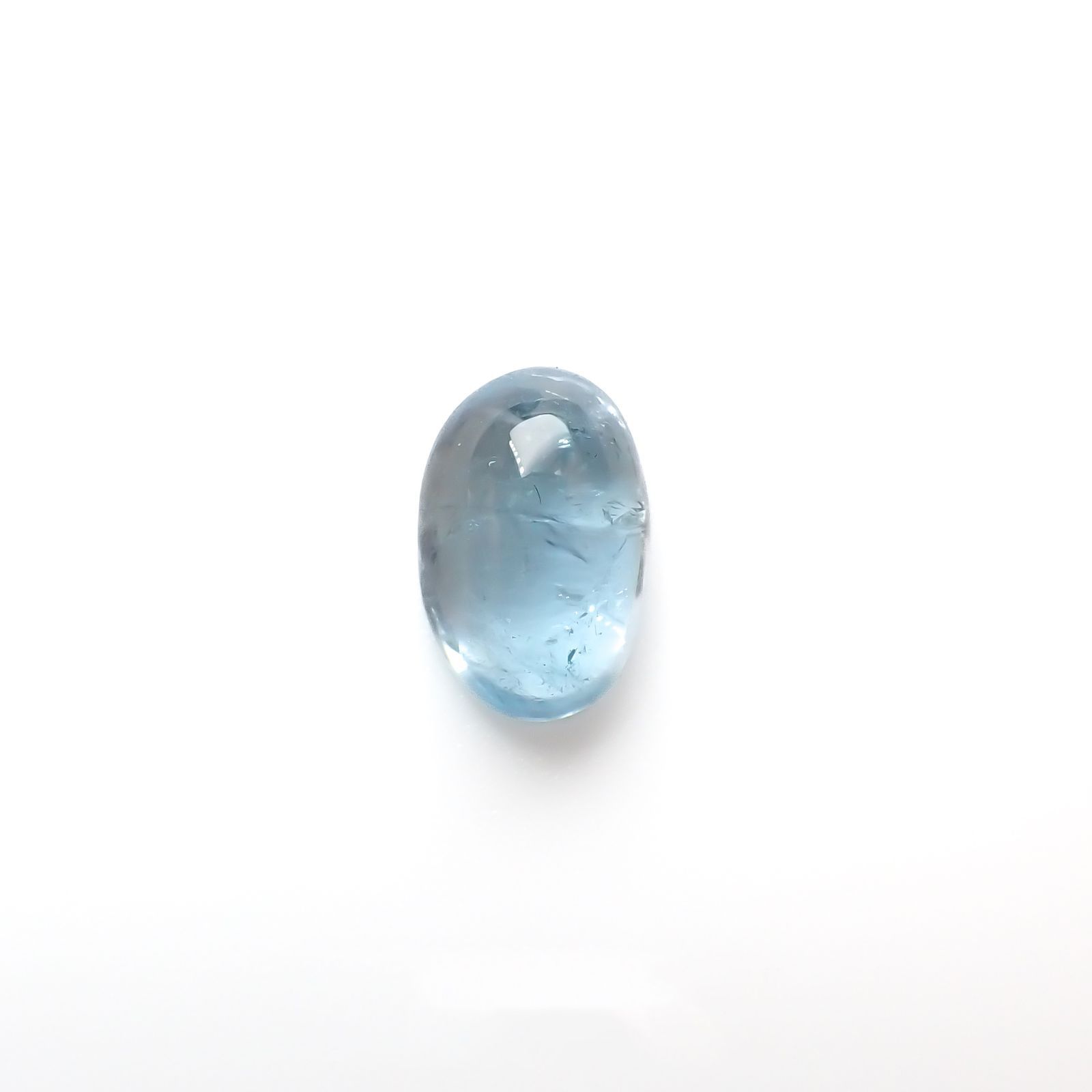 ユークレース(宝石名ブルー・ユークレース)コロンビア産 2.600ct ソ付(彩珠)[221018842]10.8x7mm前後