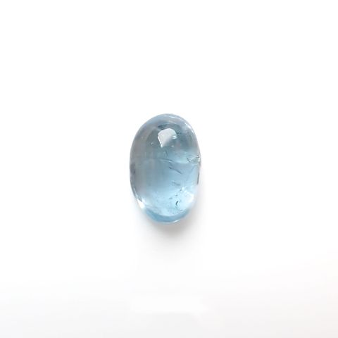 ユークレース(宝石名ブルー・ユークレース)コロンビア産 ソ付(彩珠) 2.600ct / 10.8x7mm前後 [221018842]