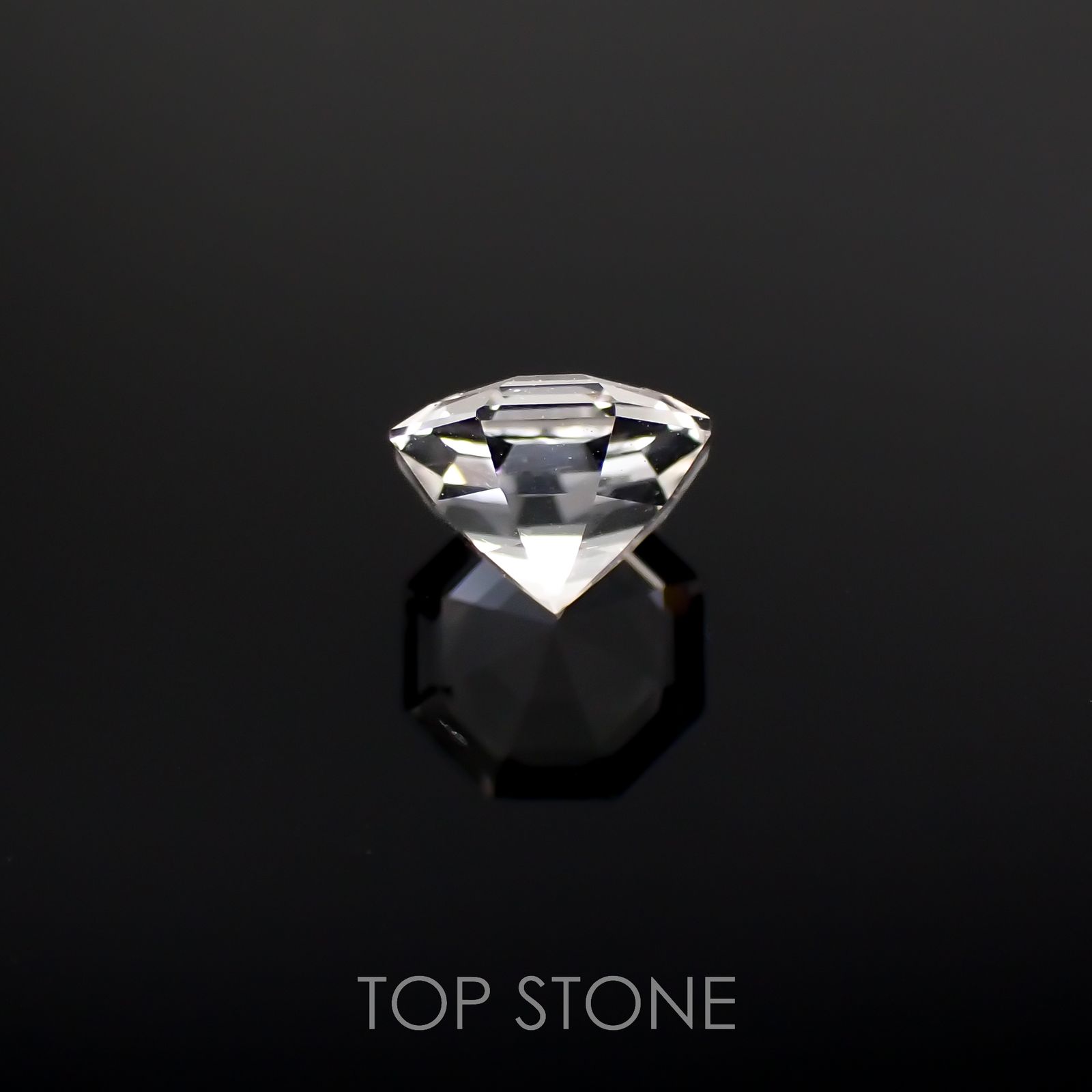◇オクタゴンカット◇レムリアンシードクリスタル(保証シール付き) ブラジル産 0.51ct[221018277]5x5mm前後