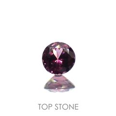 パープルピンクスピネル(宝石名スピネル)ビルマ/マダガスカル産 0.27ct 識別済[220616131]3.9x3.9mm前後