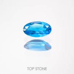 ネオンブルーアパタイト(宝石名アパタイト) ブラジル産 0.19ct 識別済[210712575]5×2.7mm前後