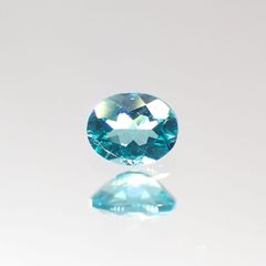パライバトルマリン(宝石名トルマリン/別名パライバ・トルマリン) ブラジル産 0.058ct 識別済[210510631]2.7×2.2mm前後