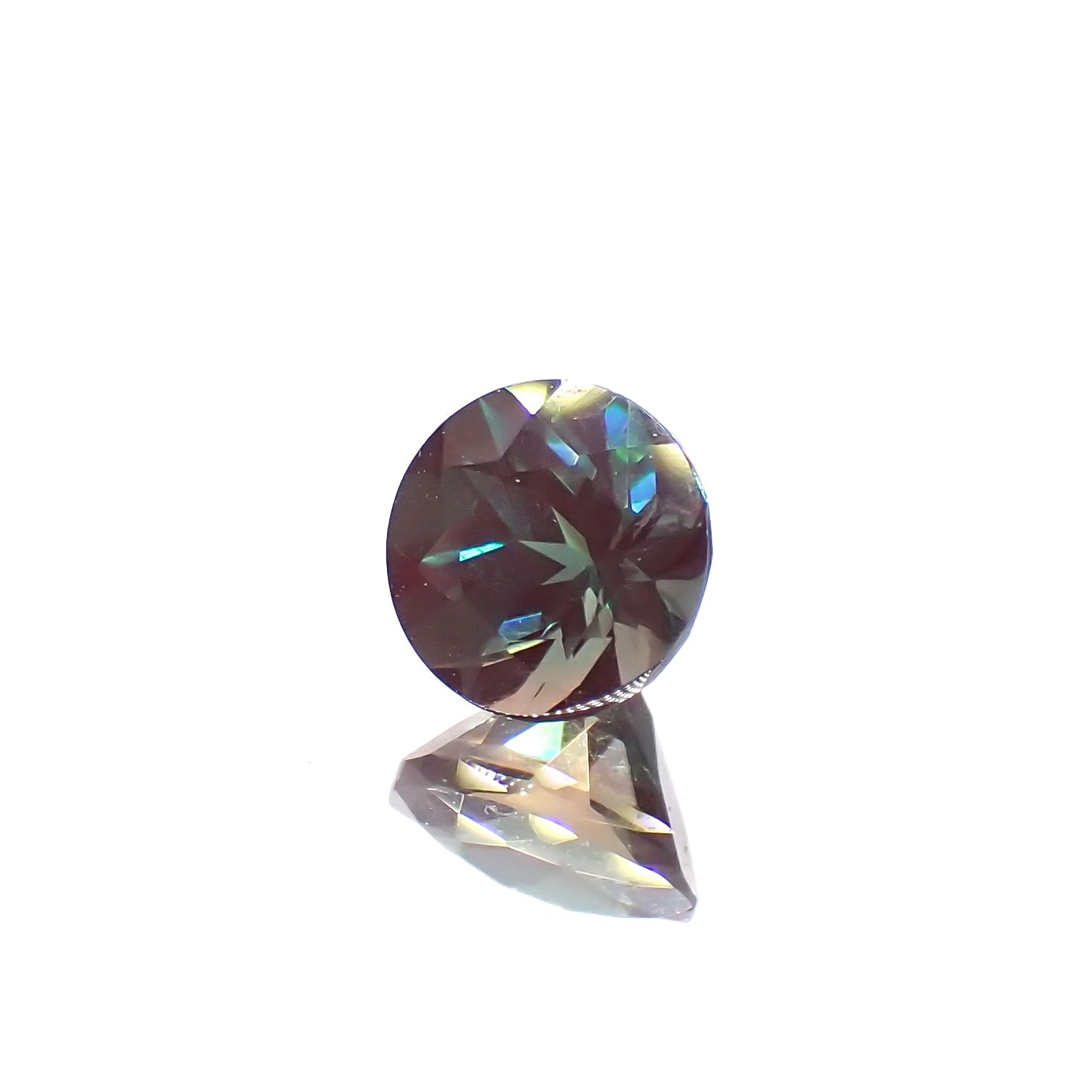 カラーチェンジアンデシン モンゴル産 0.49ct[230421464]4.9x4.9mm前後