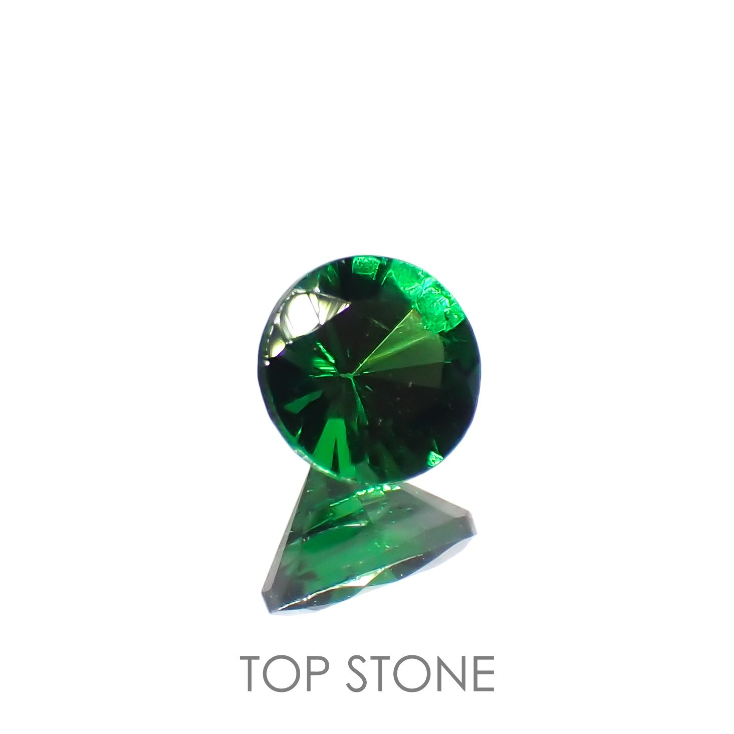 ツァボライト(宝石名ガーネット)タンザニア産 0.14ct 識別済[221018715]3.2x3.2mm前後