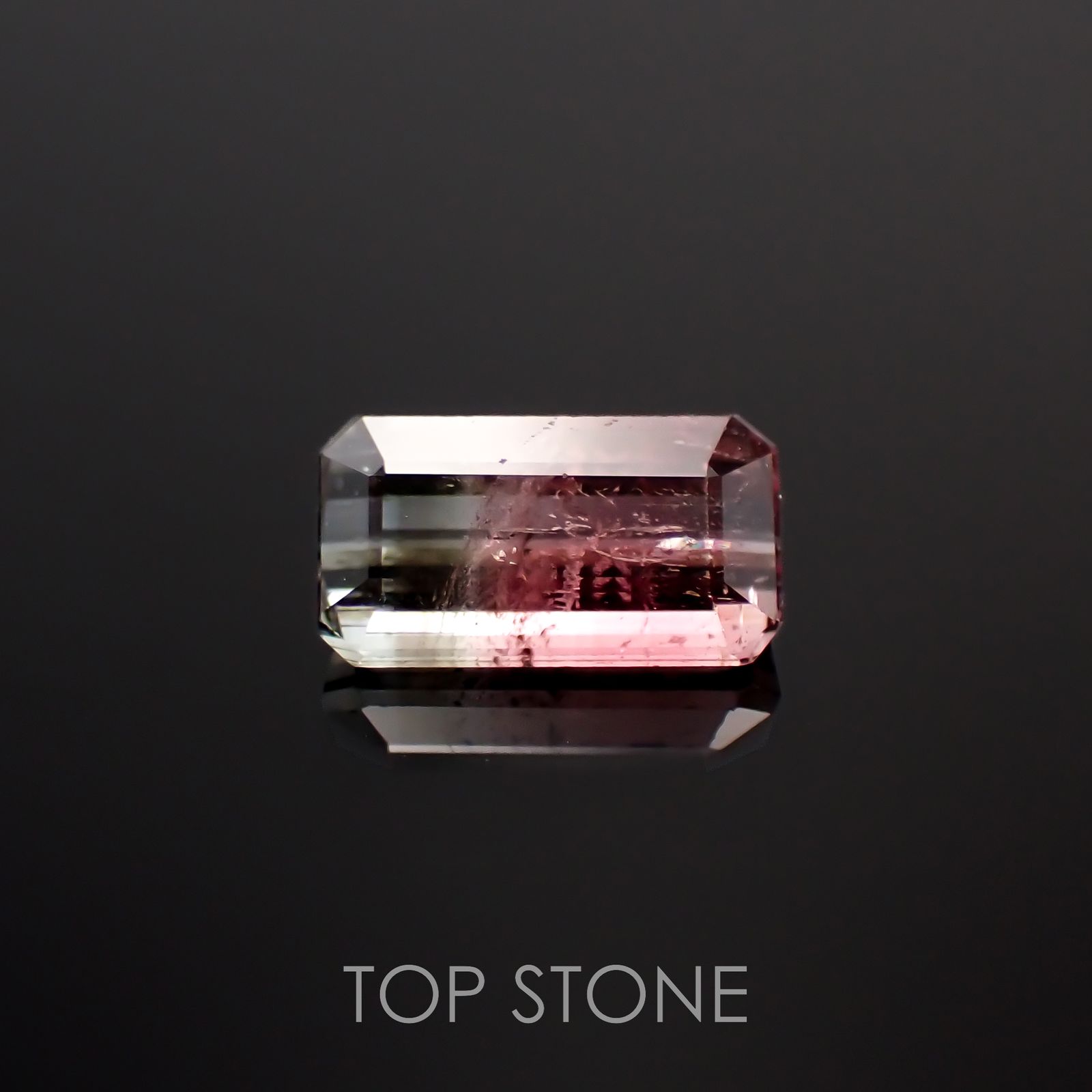 バイカラートルマリン(宝石名トルマリン)アフガニスタン産 1.15ct 識別済[221219560]7.9x4.5mm前後