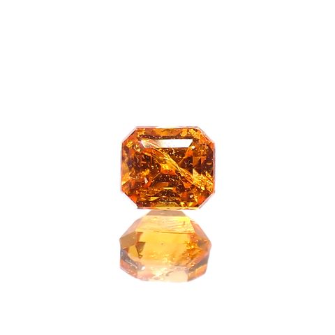 マンダリンガーネット マダガスカル産 0.27ct[240628222]3.3x2.9mm前後
