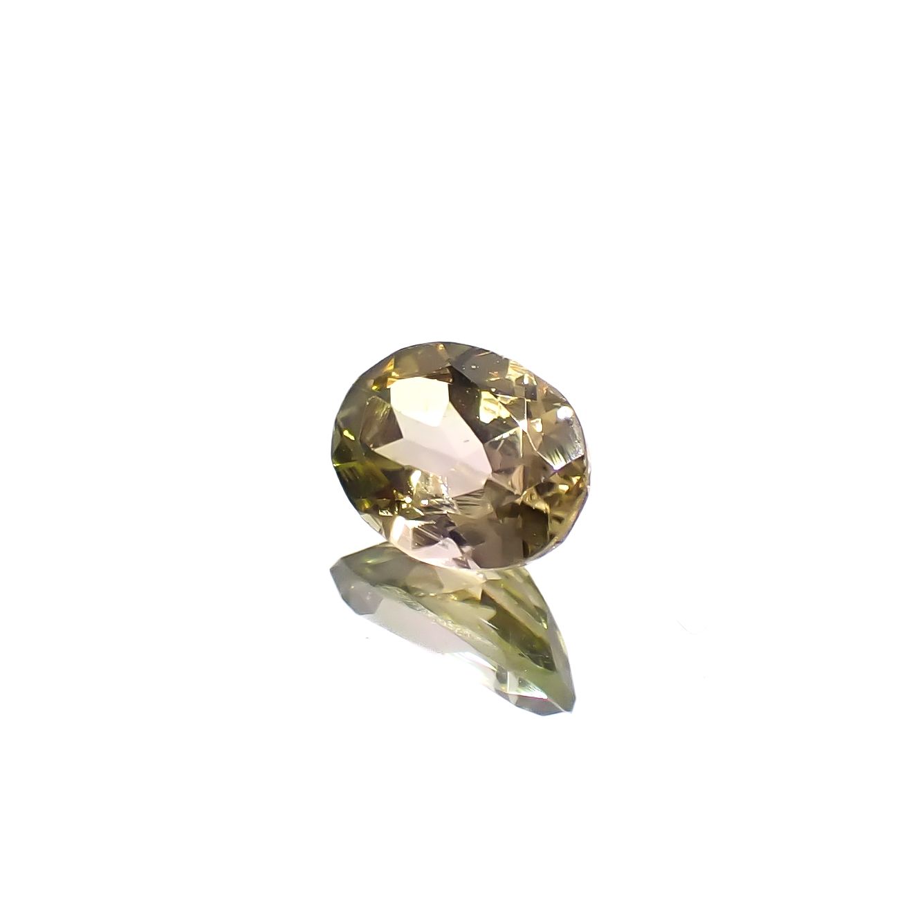 イエロートルマリン ブラジル産 0.46ct[240929023]6.2x4.4mm前後