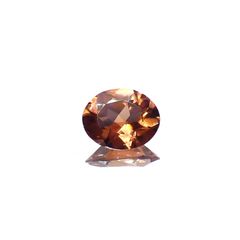 オレンジジルコン スリランカ/カンボジア産 2.18ct[240728499]8.9x7.2mm前後