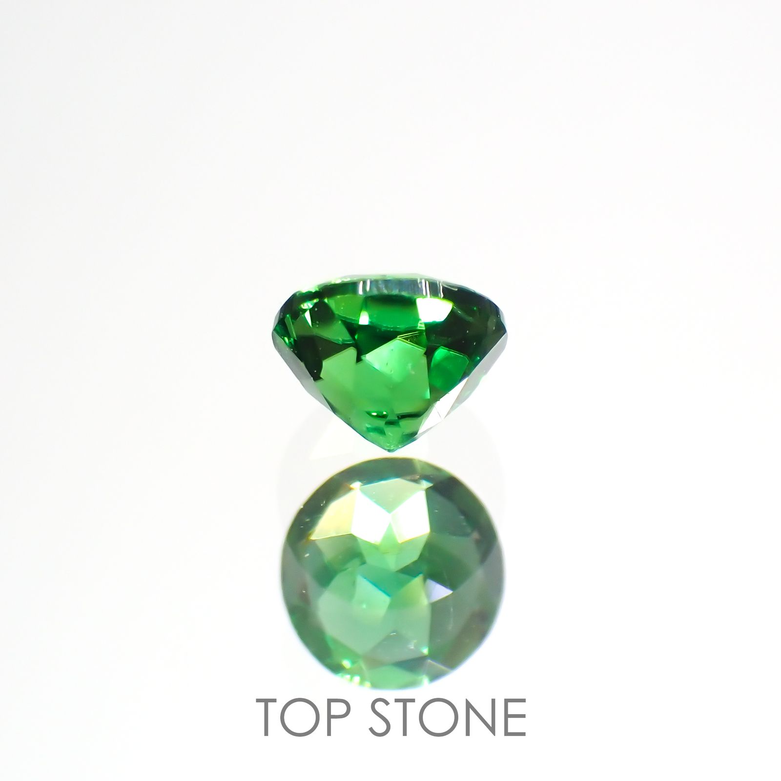 クロムトルマリン タンザニア産 0.22ct[220114162]3.6x3.6mm前後