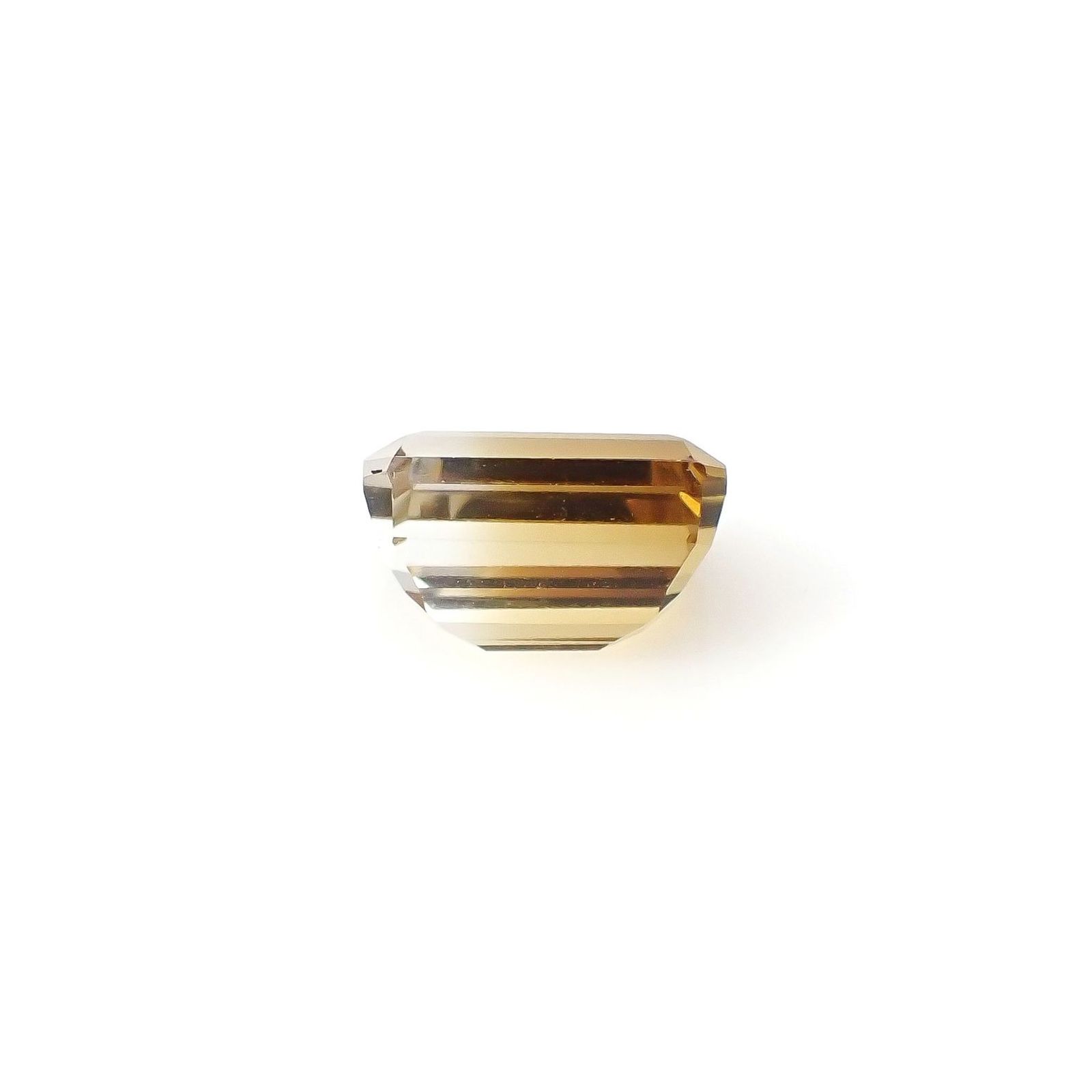 バイカラーシトリン ブラジル・ミナスジェライス州産 8.53ct / 13.1x10mm前後 [251026465]