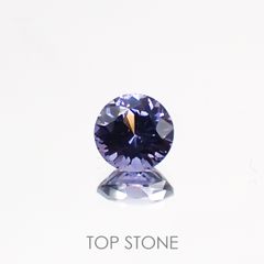 ラベンダースピネル ビルマ産 ルース 0.51ct[210811120]4.9×4.9mm前後