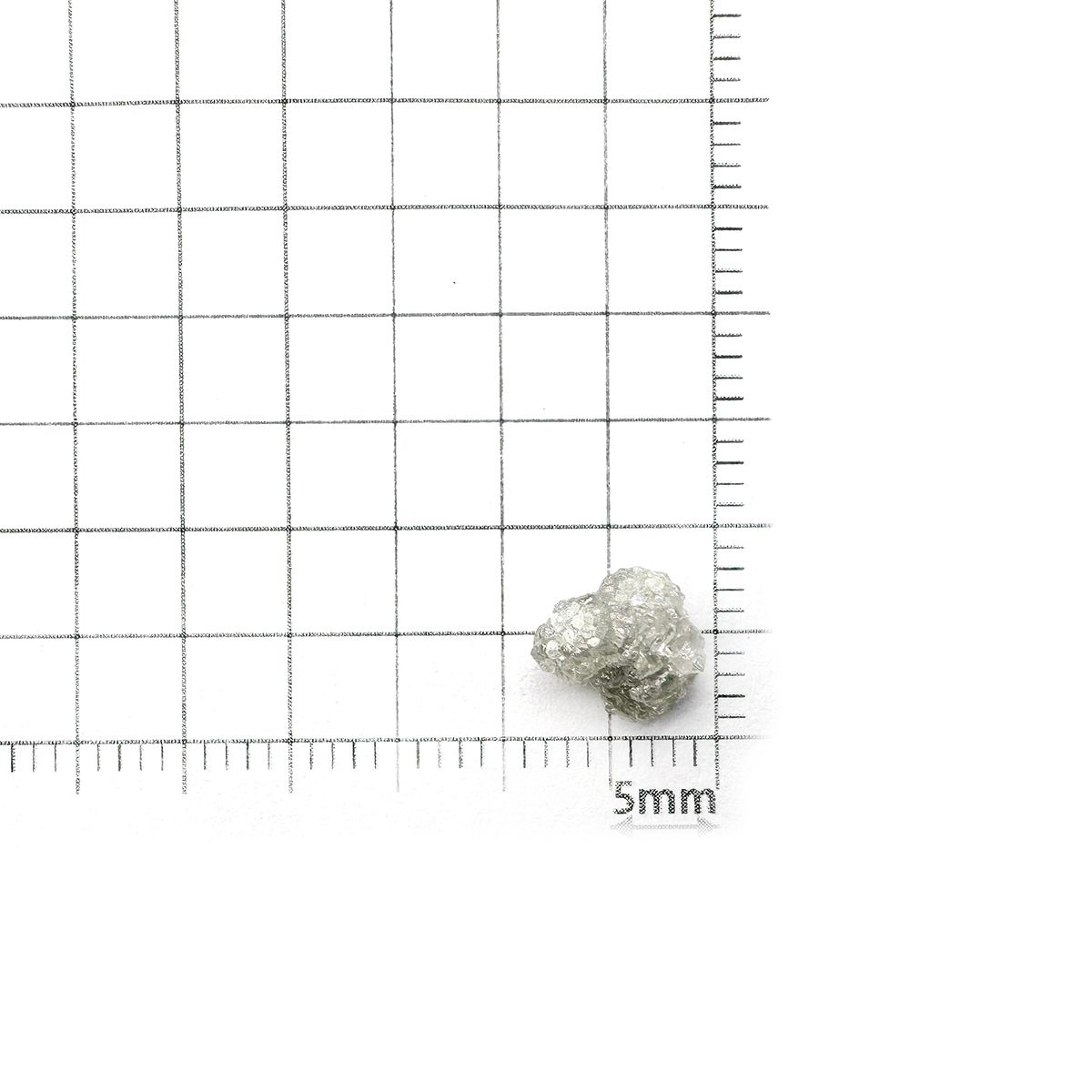 ダイヤモンド 原石 1.65ct[240326578]7.6x6.6mm前後
