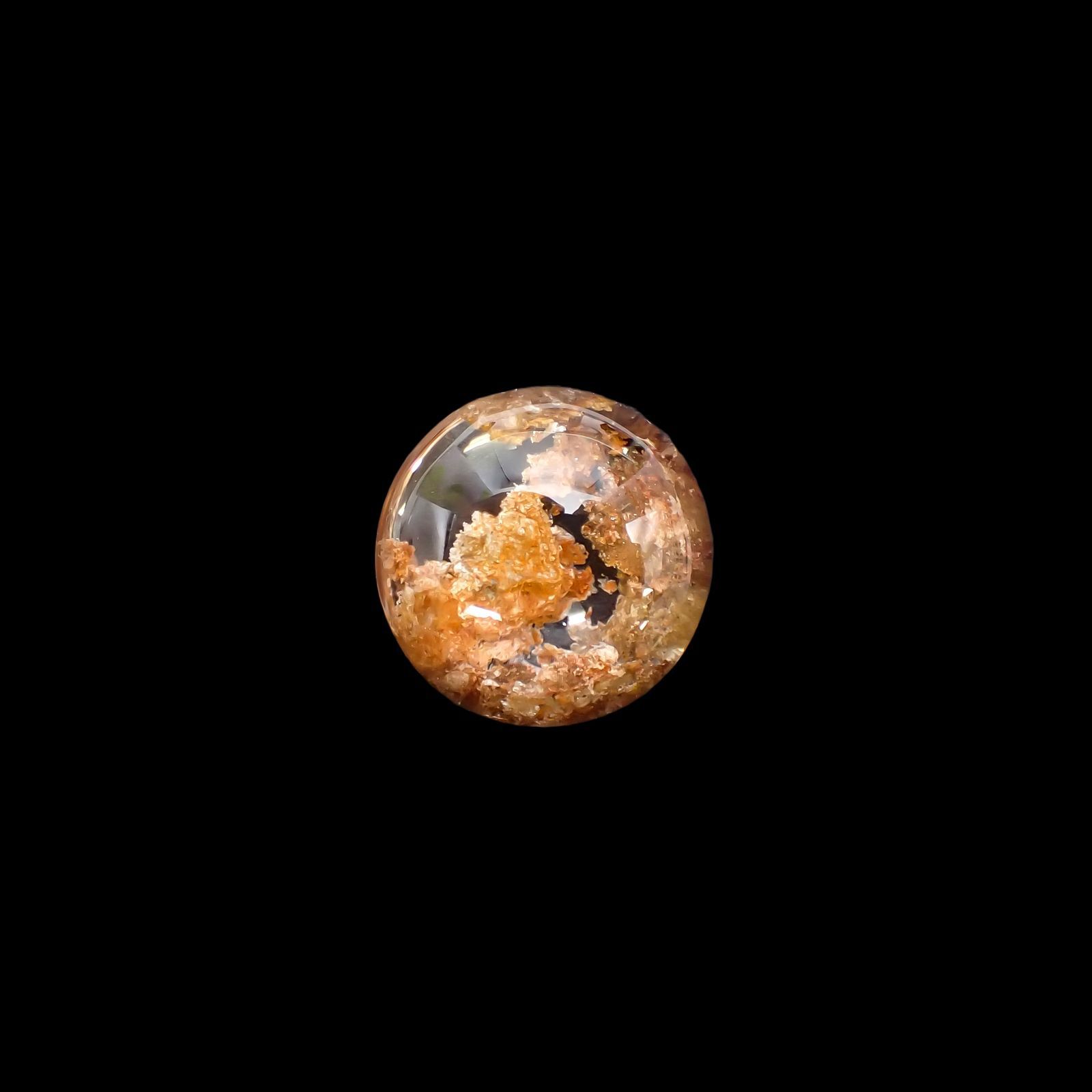 ガーデンクォーツ ブラジル産 13.13ct[220115322]15.9x15.8mm前後