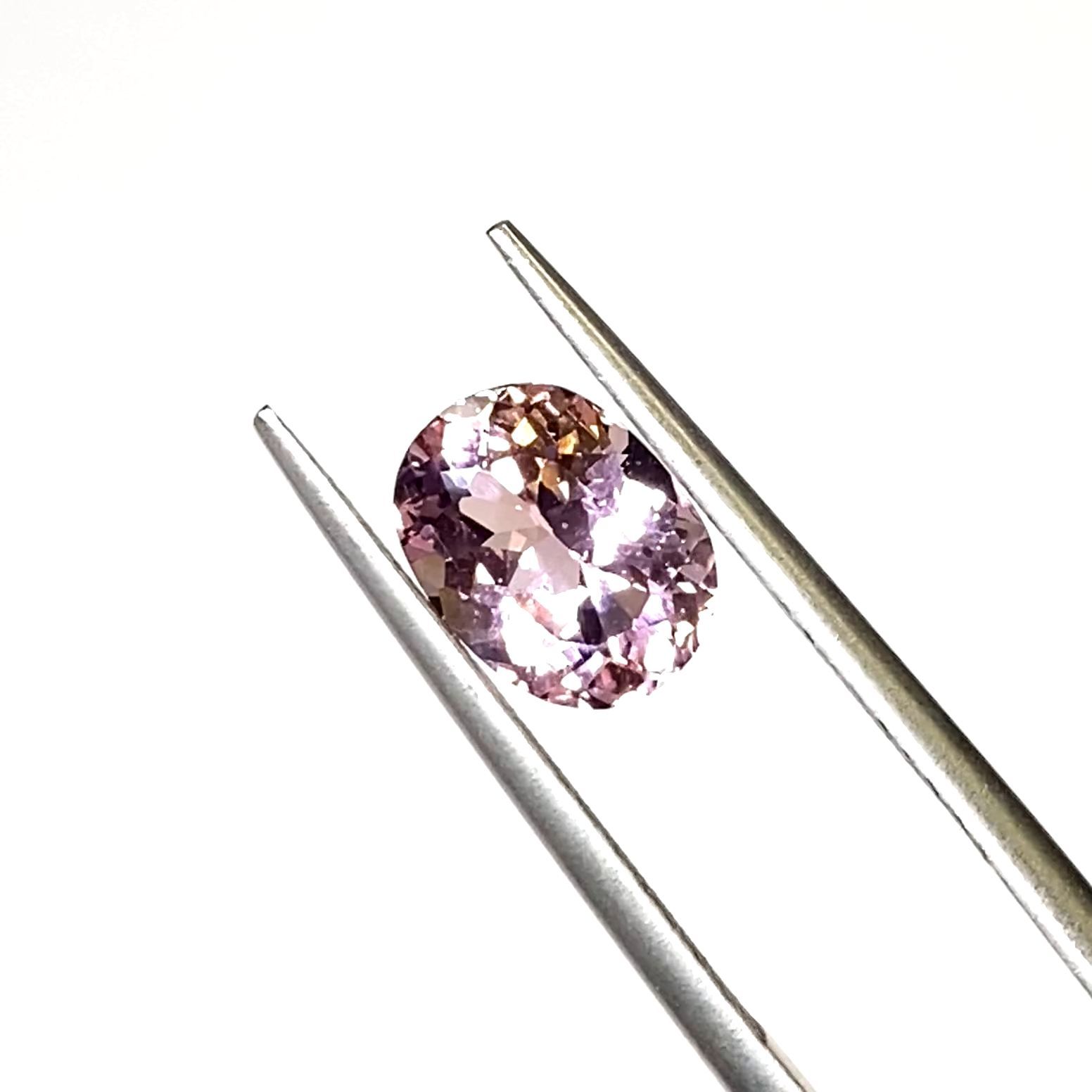 モルガナイト(宝石名モルガナイト) ナイジェリア産 1.42ct 識別済