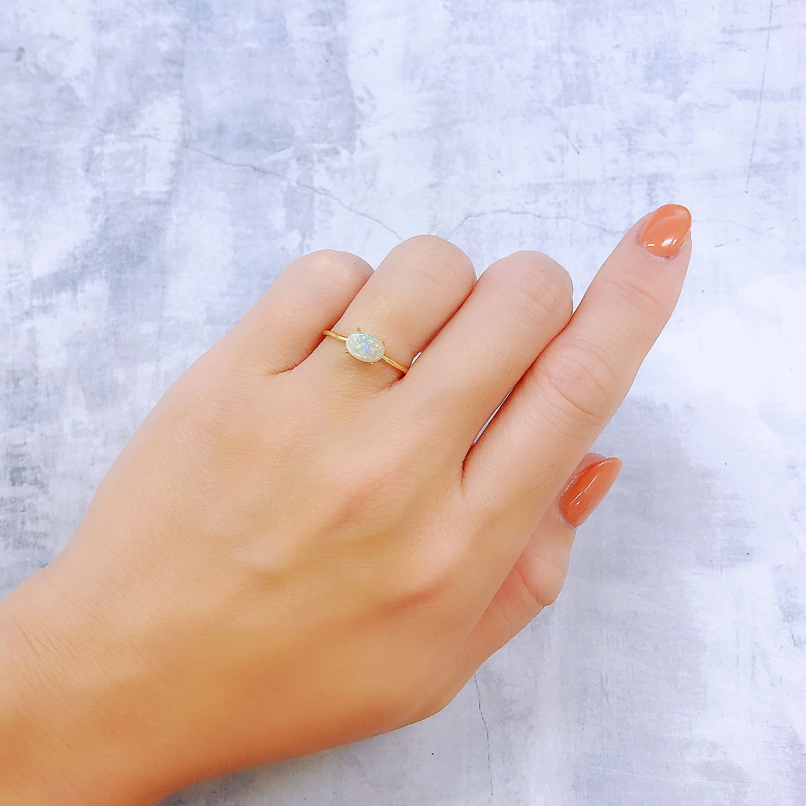 オパール オーストラリア産 0.37ct[221018434]7.2x5mm前後