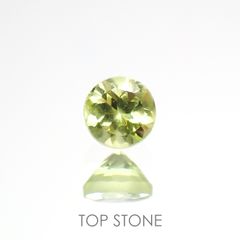 パロットクリソベリル(宝石名クリソベリル)インド産 0.16ct 識別済[220114509]2.9x2.9mm前後