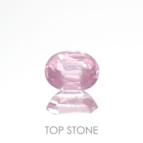 シルキーピンクスピネル(宝石名ピンク・スピネル)タンザニア産 0.33ct 識別済[230120251]4.7x3.6mm前後
