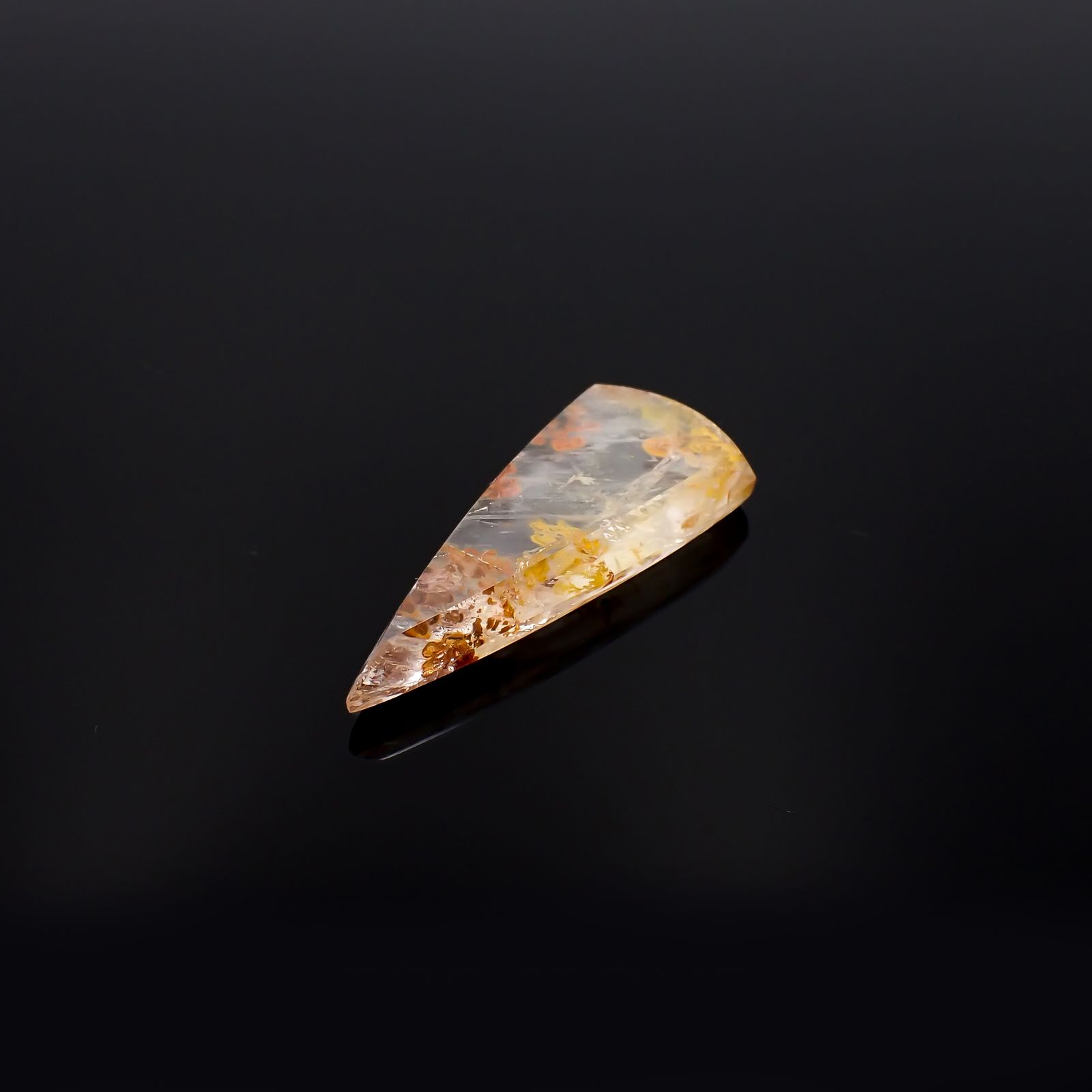 レッドデンドリチッククォーツ ブラジル産 23.55ct[230321122]37.7x15.4mm前後