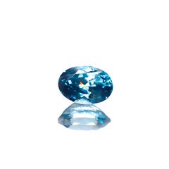 ブルージルコン カンボジア産 0.81ct[230823034]6x4.2mm前後