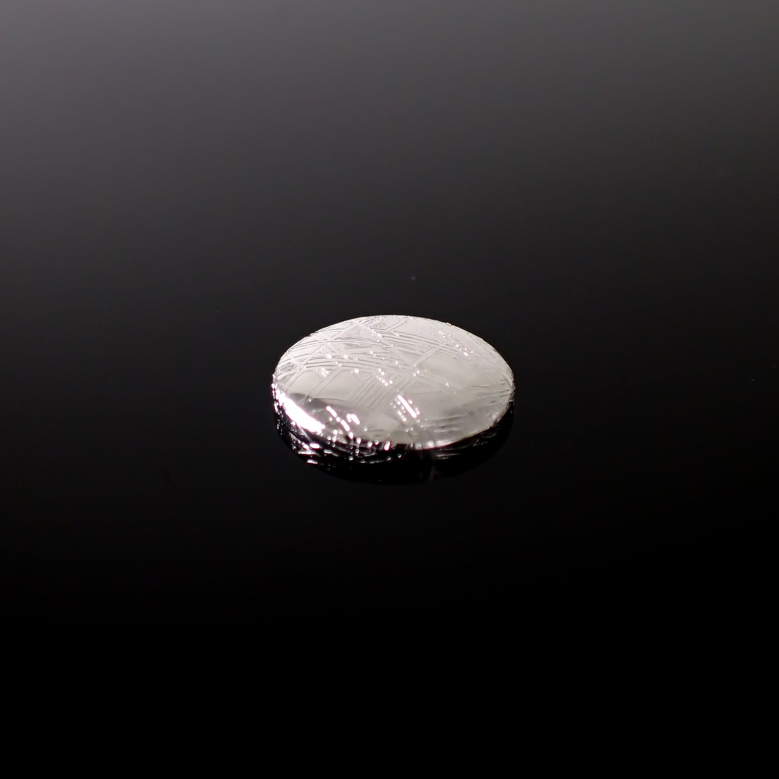 ムオニナルスタ隕石 発見地:スウェーデン 17.85ct[240125749]15.4x15.4mm前後