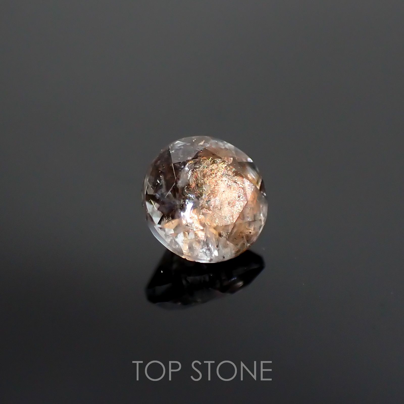 アベンチュリンアクアマリン ナイジェリア産 0.49ct[221018367]5.1x5.1mm前後