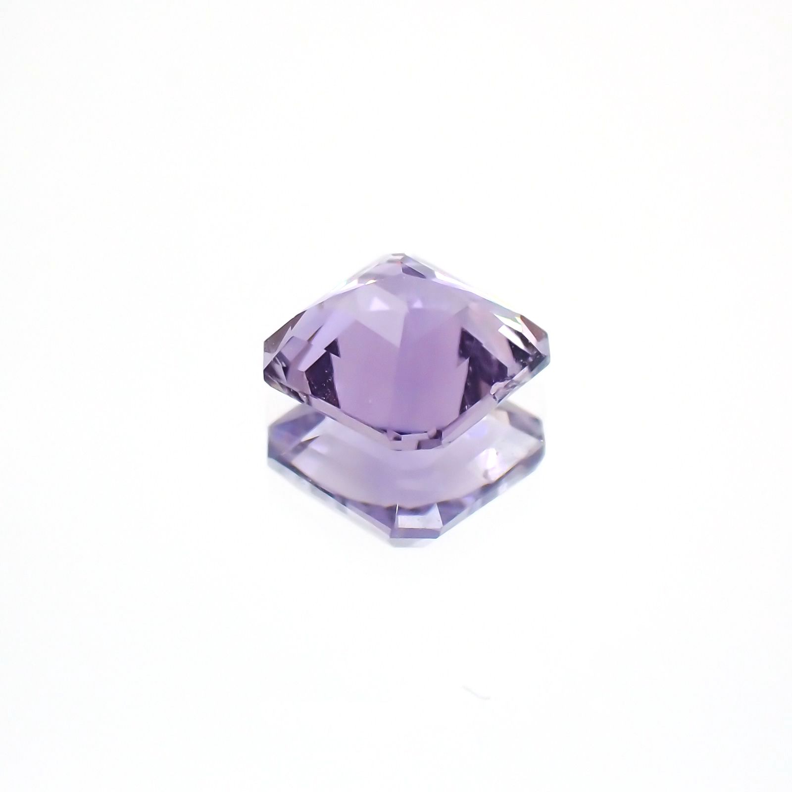 マリアライト(宝石名パープル・スキャポライト)タンザニア産 0.58ct 識別済[231224404]5.1x5.1mm前後