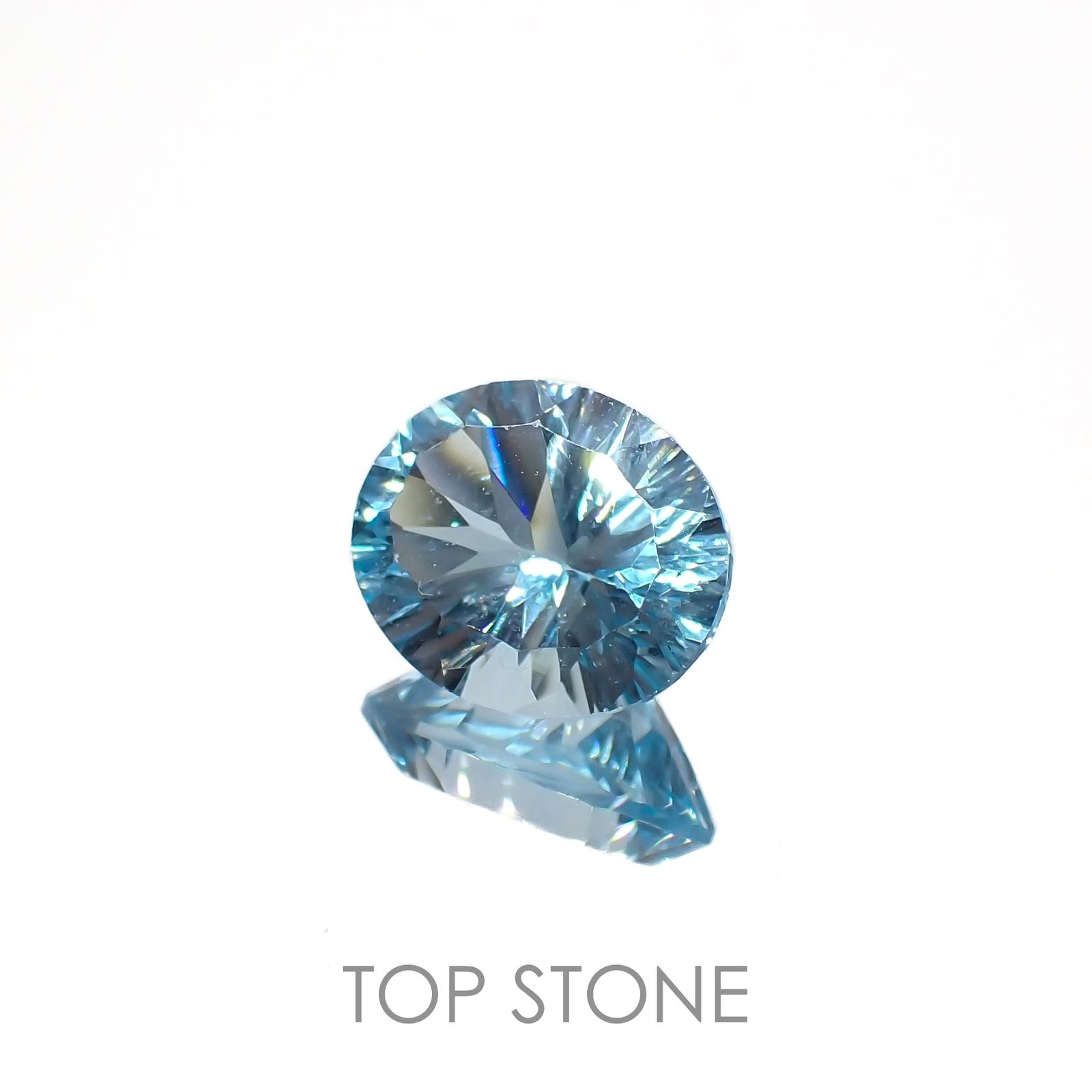 ブルートパーズ ブラジル産 4.18ct[221219348]11x9mm前後