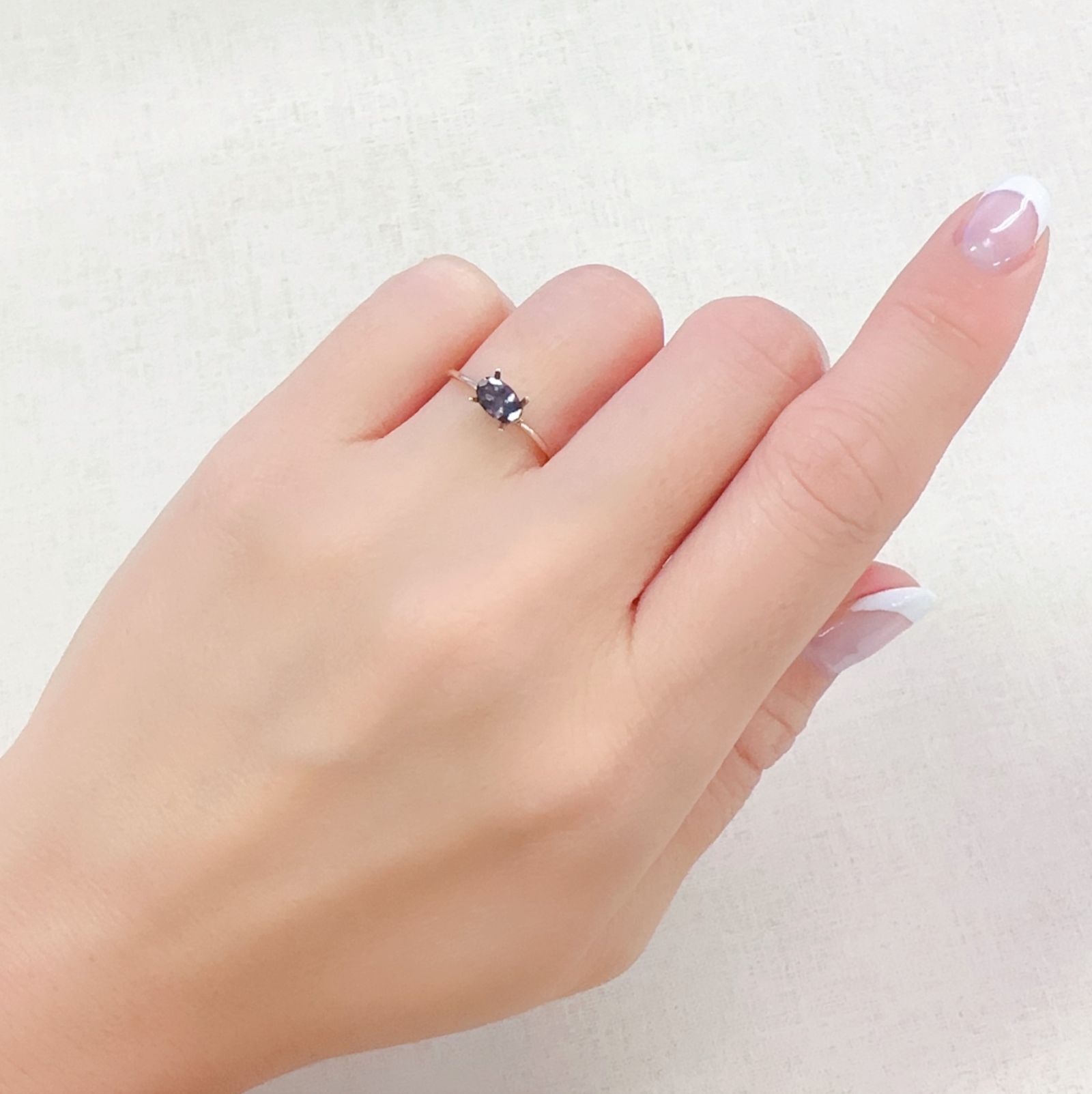 ベキリーブルーガーネット（カラーチェンジガーネット アレキタイプ） マダガスカル・ベキリー産 0.44ct[240222998]5.9x3.8mm前後