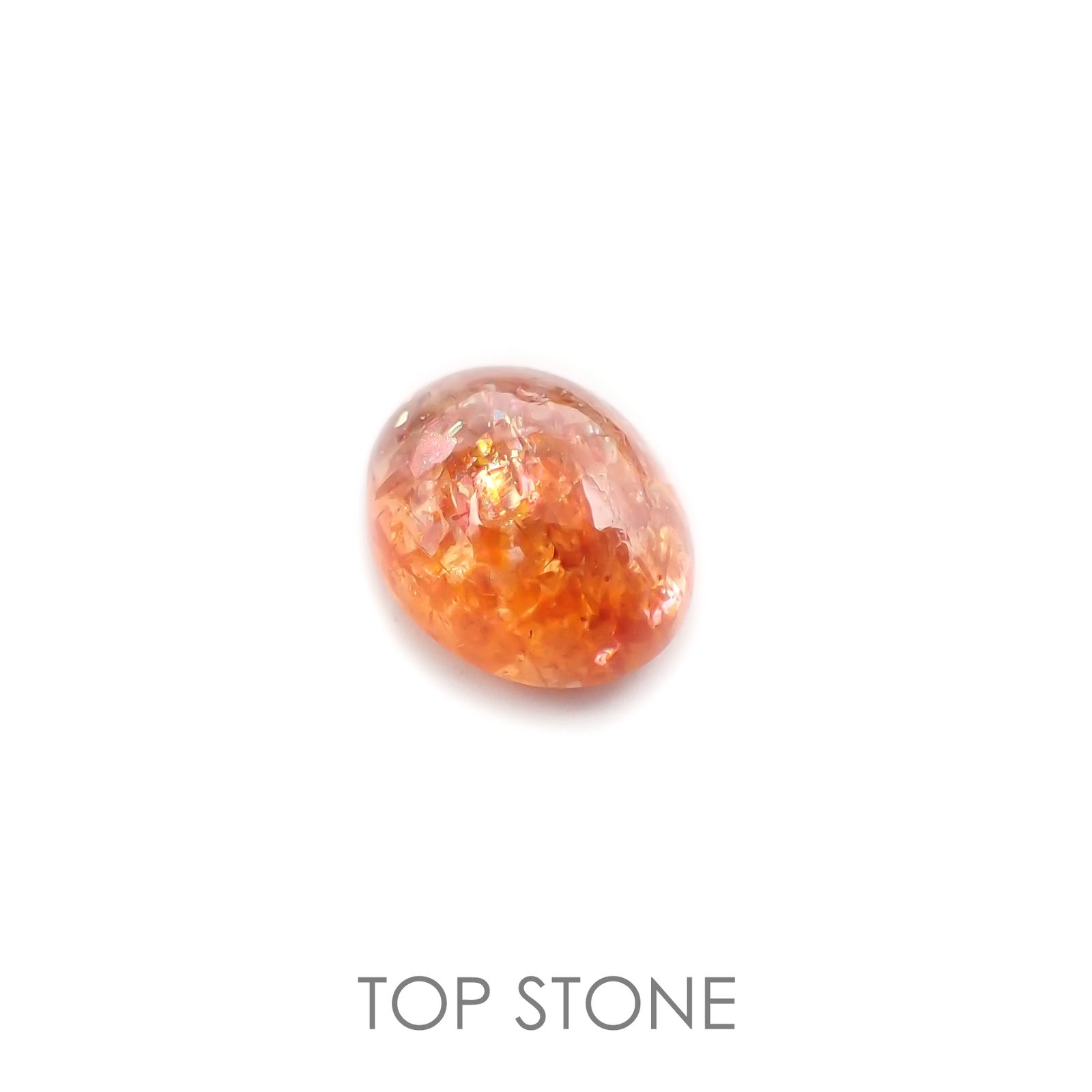 イリュージョンサンストーン タンザニア産 ルース 2.02ct[210510861]9×7mm前後