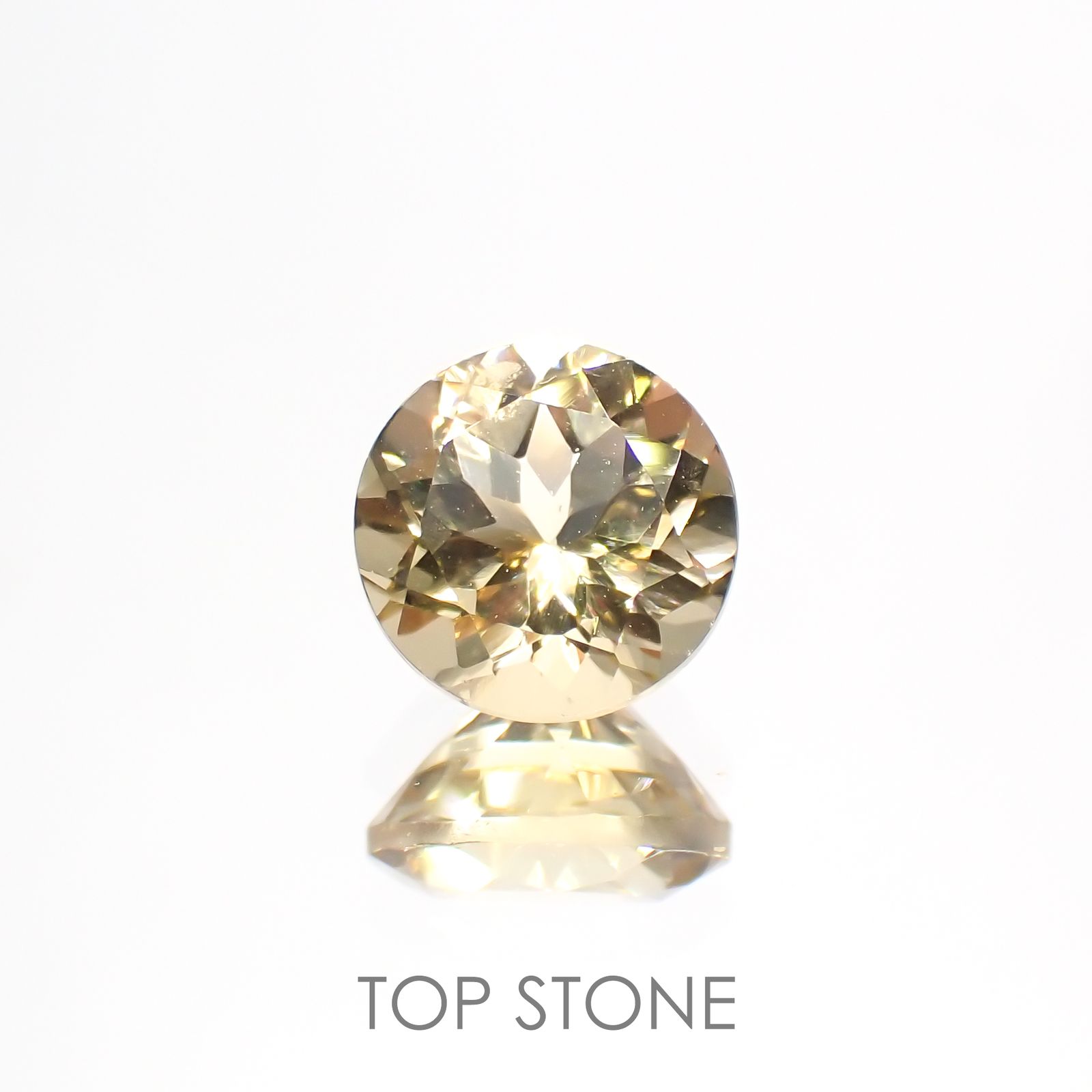 イエローベリル(宝石名イエロー・ベリル)ブラジル産 1.34ct 識別済[211113651]7.1x7.1mm前後