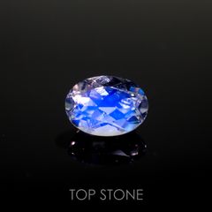 レインボームーンストーン(宝石名アンデシン・ラブラドライト)インド・ビハール産 0.85ct 識別済[221018478]6.9x5mm前後