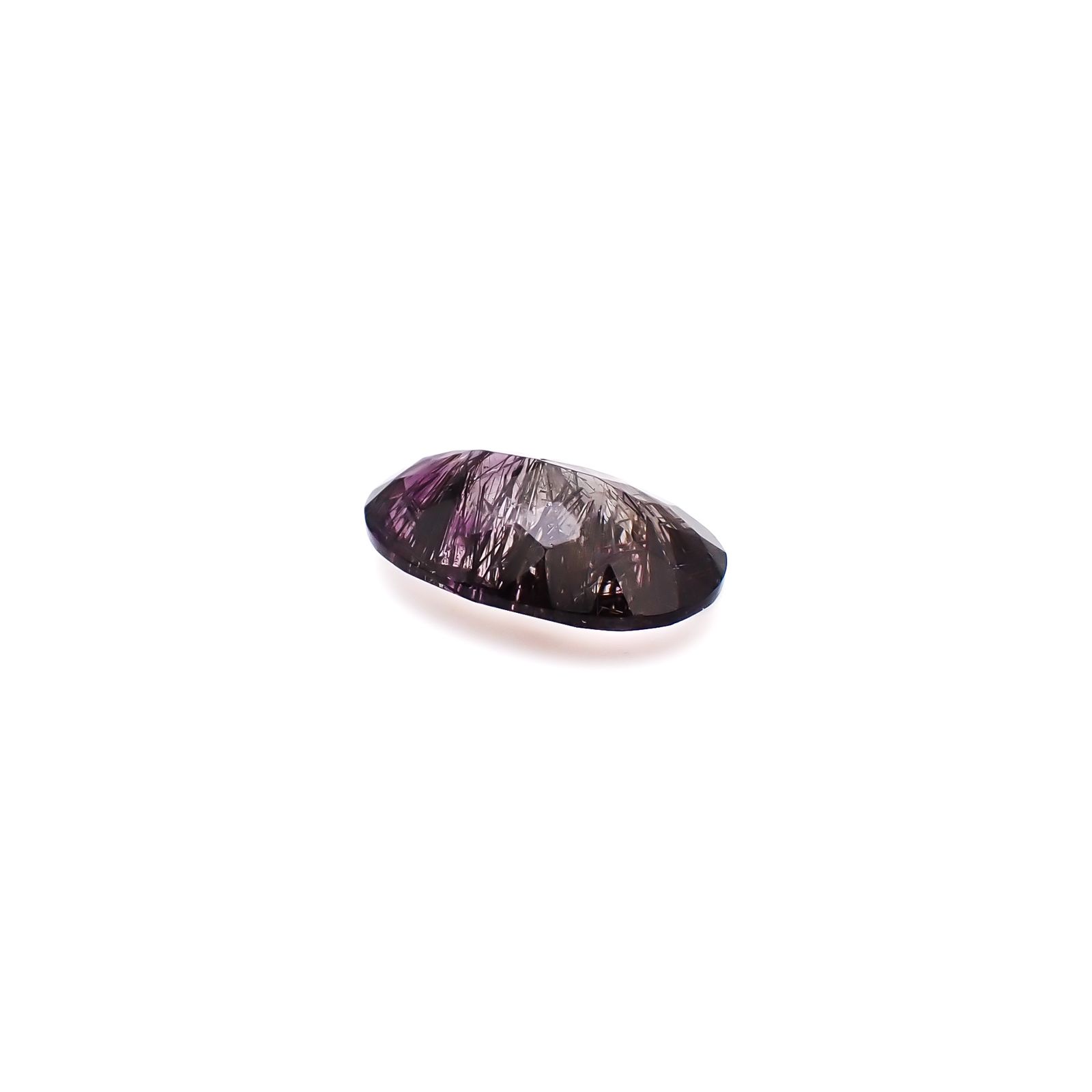 ◇チェッカーカット◇アメジストエレスチャル ブラジル産 9.16ct / 18.9x12.3mm前後 [260933026]