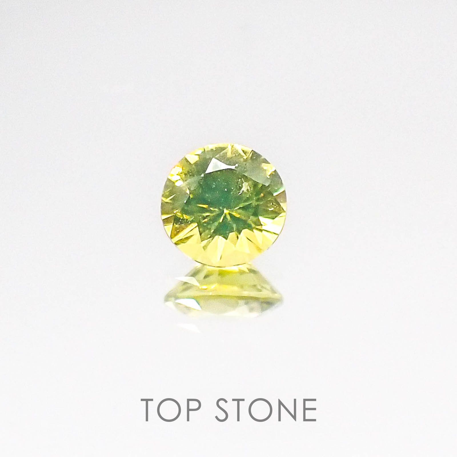 クリソベリル(宝石名クリソベリル) スリランカ産 0.36ct 識別済[20084687]4.4×4.4mm前後