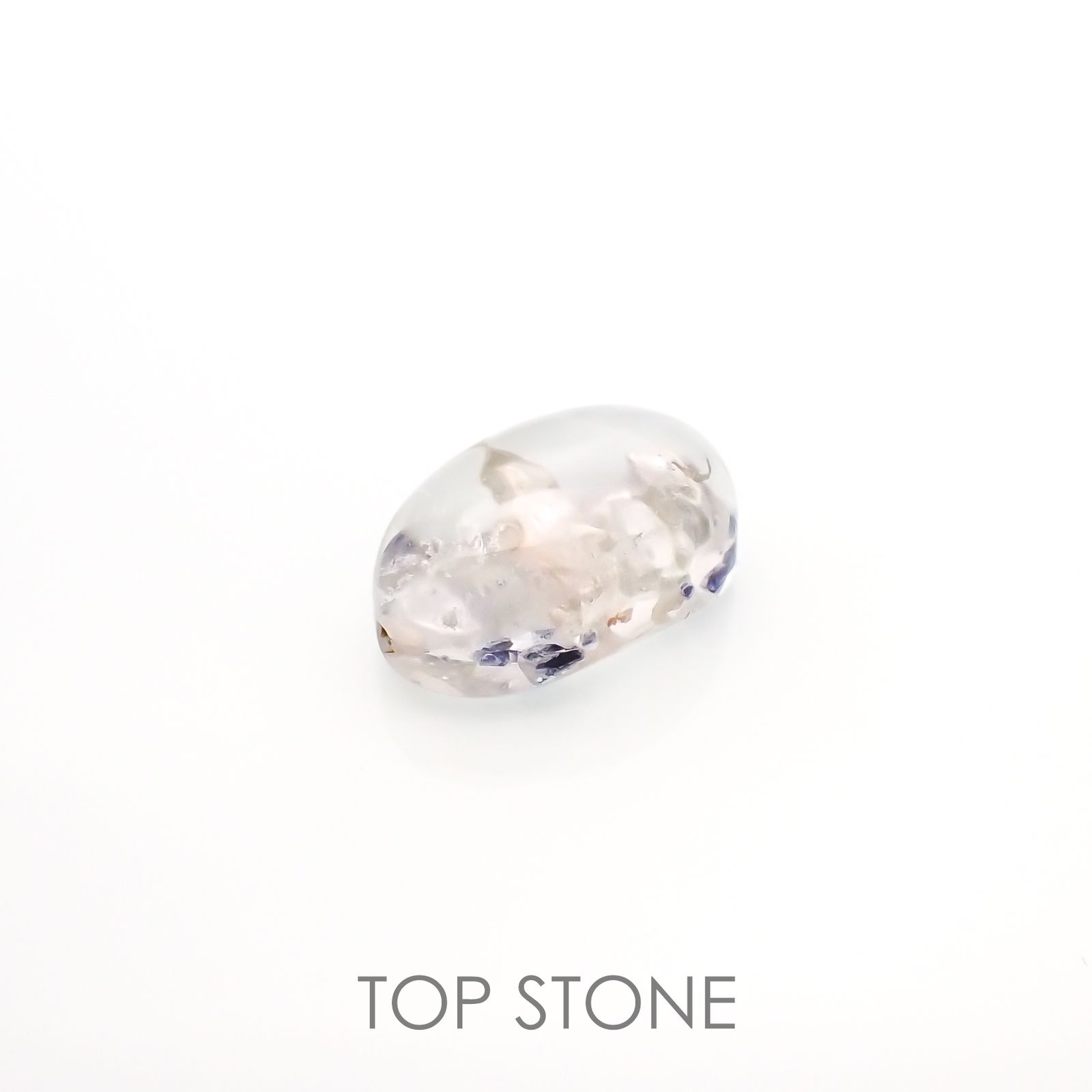 フローライトインクォーツ マダガスカル産 12.90ct[220415659]17.4x10.9mm前後