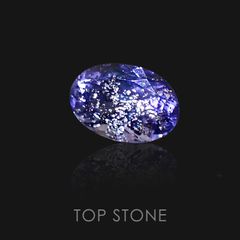 アイオライトサンストーン インド・ブラジル産 ルース 0.54ct[20118187]6.1×4.2mm前後