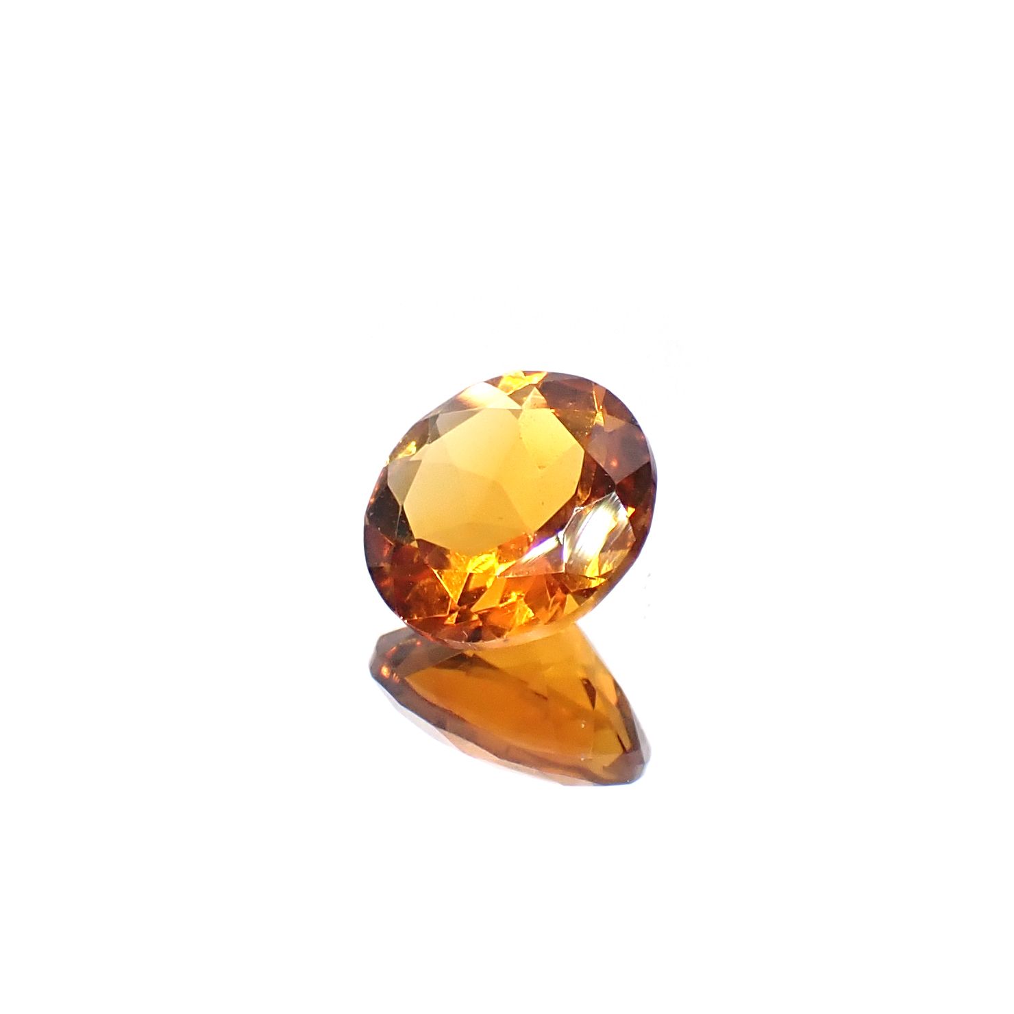 マデイラシトリン ブラジル・ミナスジェライス州産 1.50ct [250630582]8.1x8mm前後