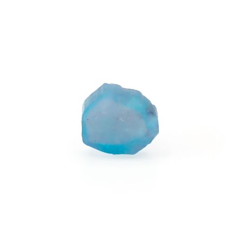パライバトルマリン 原石スライス ブラジル・パライバ州バターリャ鉱山産 1.92ct / 7.6x9mm前後 [251016499]