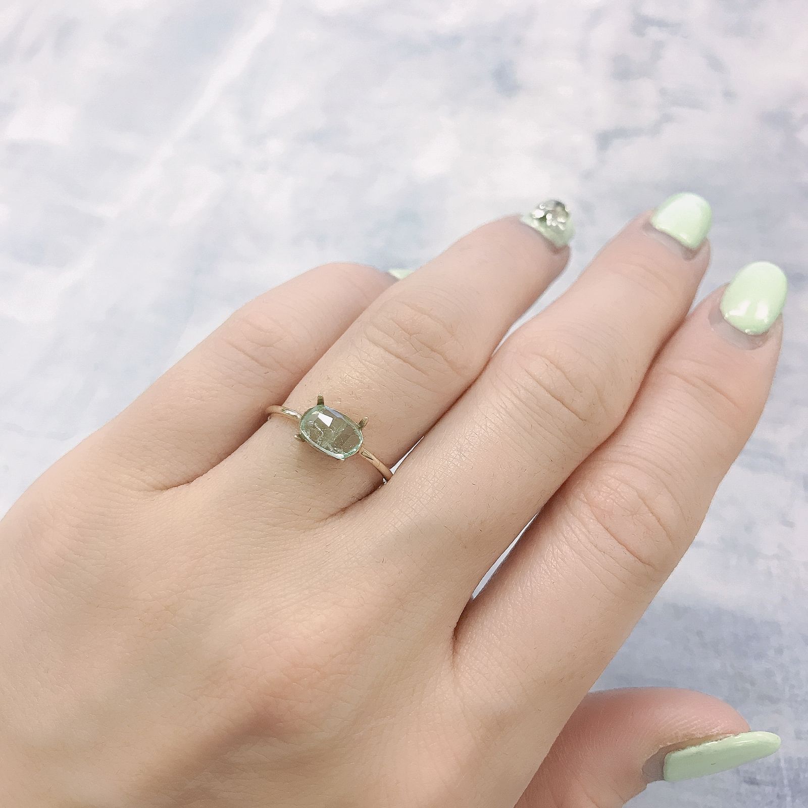 ◇ローズカット◇バナジウムコーネルピン(宝石名コーネルピン)タンザニア・タンガ州産 0.82ct 識別済[220115555]7.2x4.5mm前後
