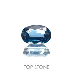 オーシャンブルーカイヤナイト(宝石名カイヤナイト) ネパール産 0.71ct 識別済[210711423]6.2×4mm前後