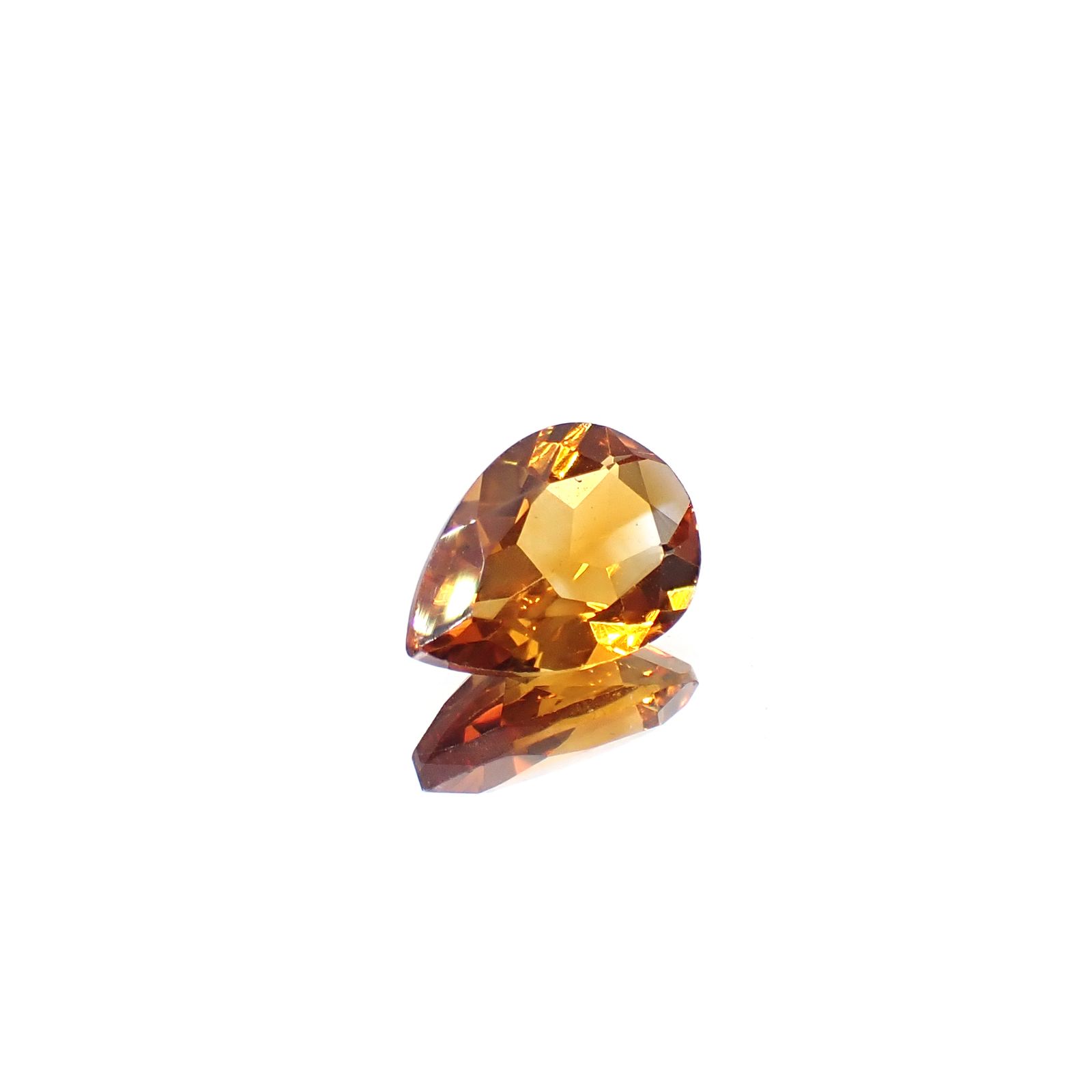 マデイラシトリン ブラジル・ミナスジェライス州産 1.53ct [250630586]10x7mm前後