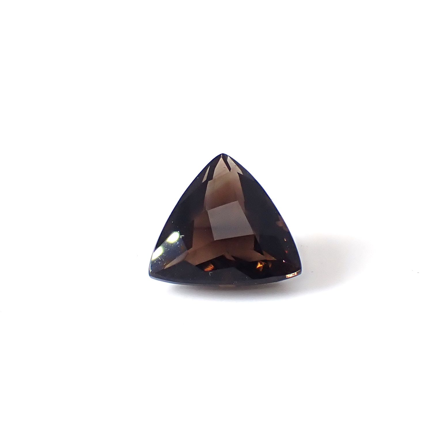 スモーキークォーツ ブラジル産 4.97ct / 12.1x12.6mm前後 [251031250]