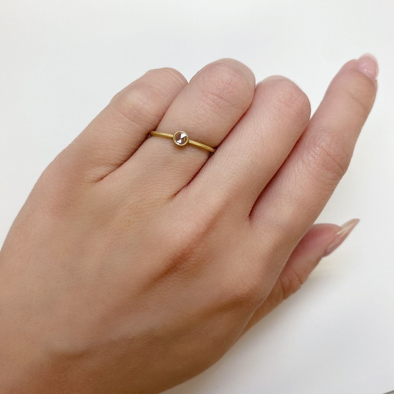 ◇ローズカット◇ダイヤモンド SI-VS / D-G(宝石名ダイアモンド) 0.054ct 識別済[210610907]2.9×2.9mm前後
